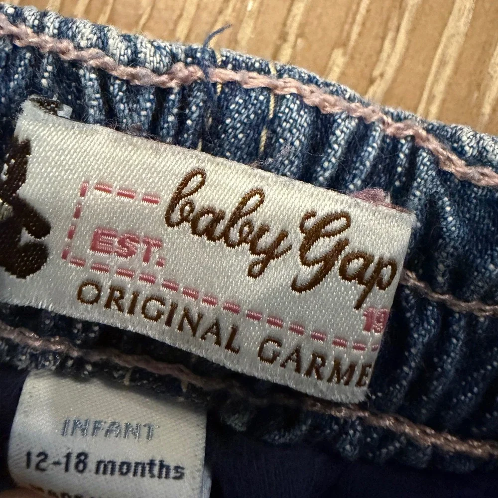 Baby Girls Denim Overalls Jeans Corduroy Jumper Lot 12-18M Carter Gap Set